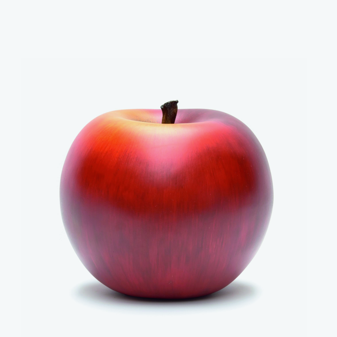 CORES DA TERRA Red Apple Sculpture by Selma Calheira Extra 26 cm