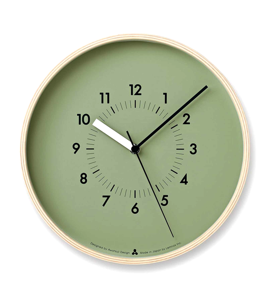 Lemnos Awa Clock Soso Green