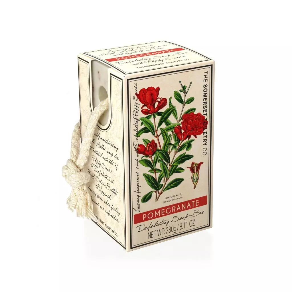 The Somerset Toiletry Co. Soap on a Rope Pomegranate 230g