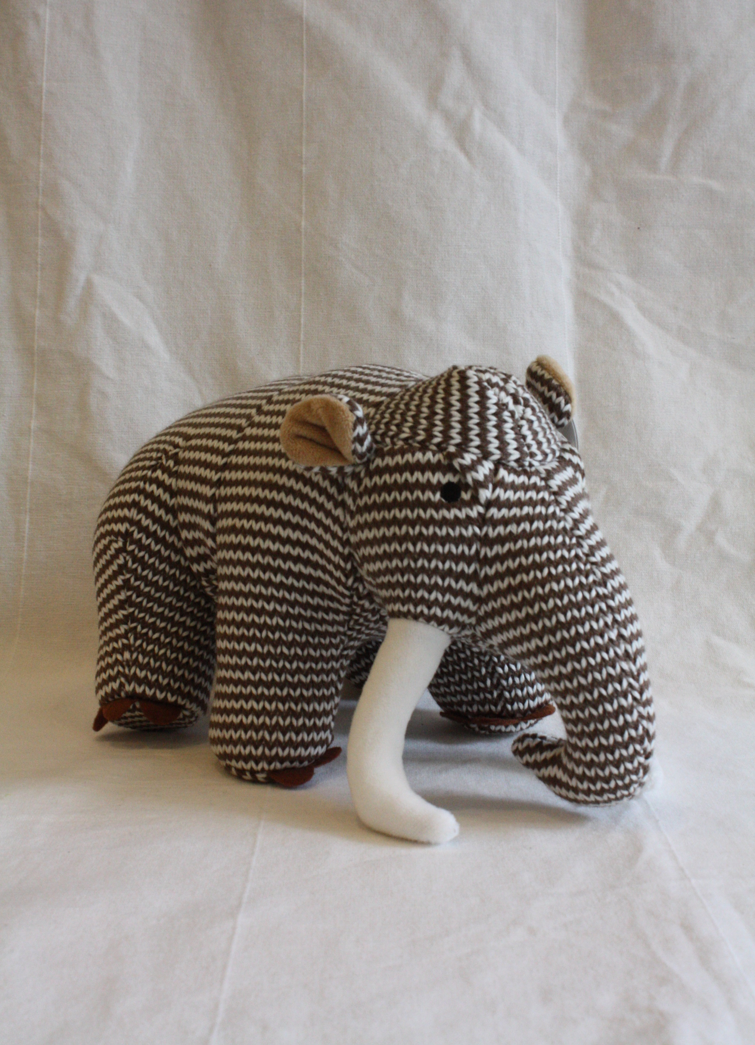 Best Years Medium Knitted Woolly Mammoth Toy