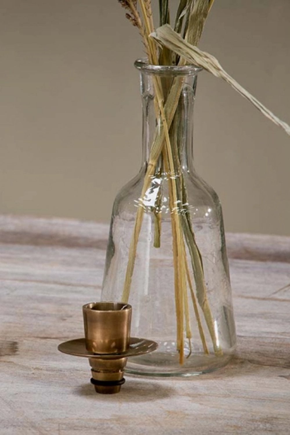 Nkuku Mbata Brass Candlestick Small – Cornucopia Worcester