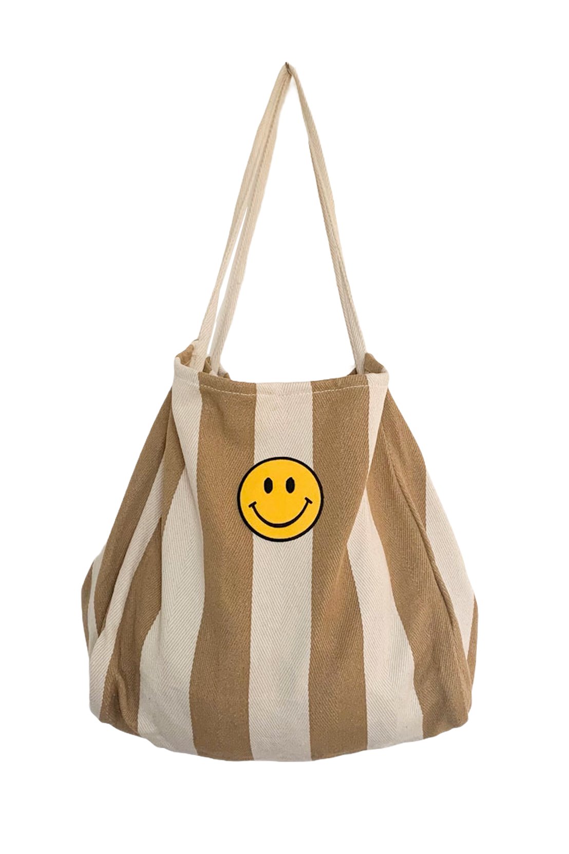BB + DD Beige Smiley XL Bag