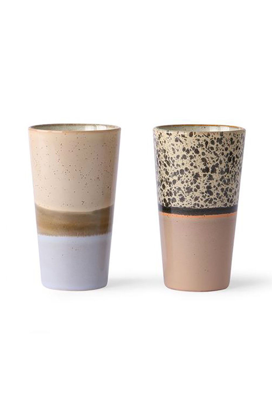 HK Living 70s Ceramics Latte Mugs Set Of 2