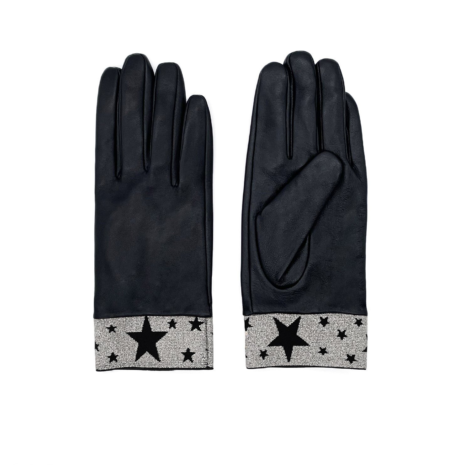 Nooki Design Estrella Leather Gloves Silver