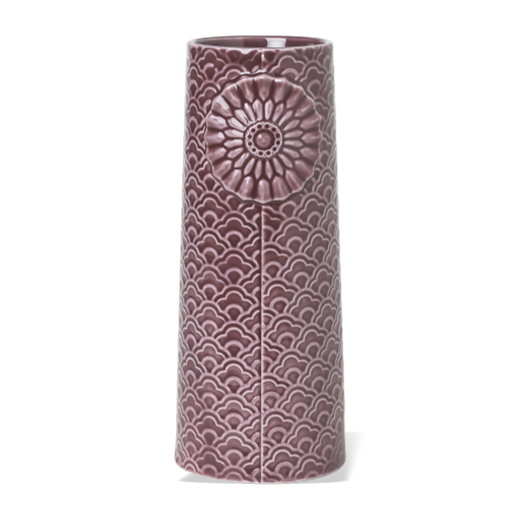 Pipanella Ceramic Vase Waves Big Aubergine