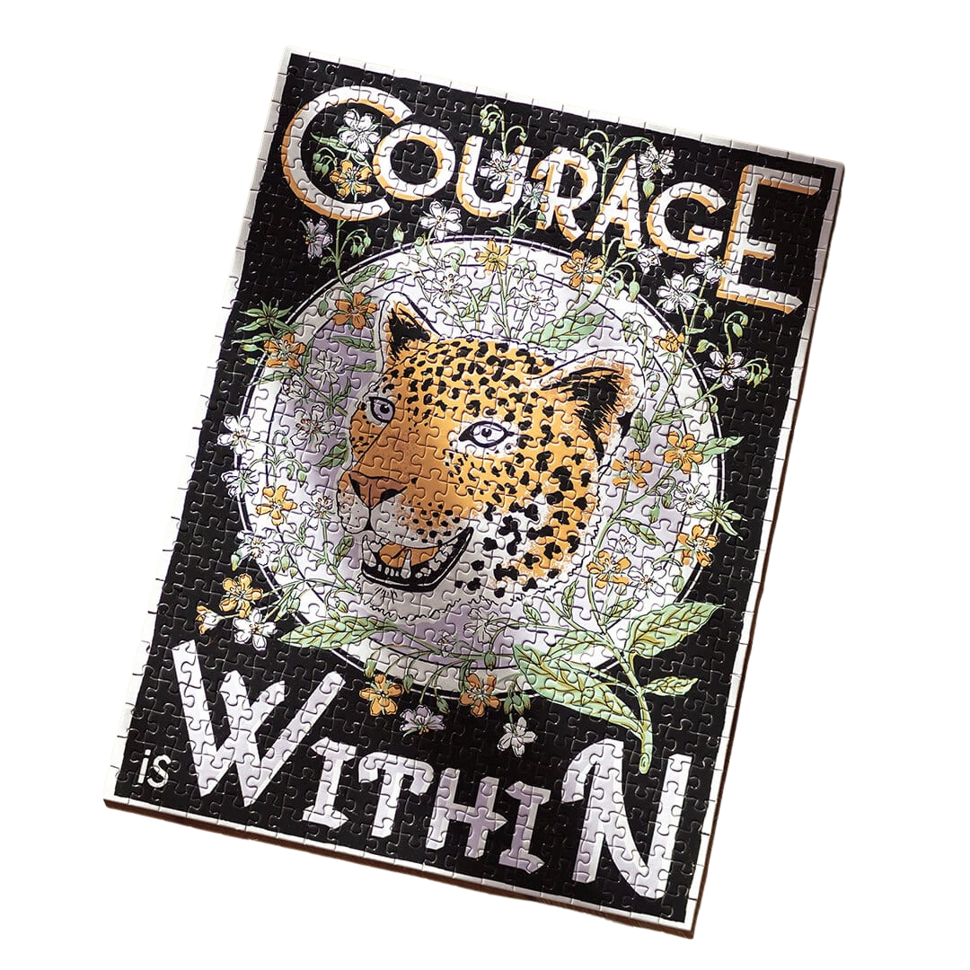 Luckies + Print Club Courage Is Within 500 Piece Puzzle