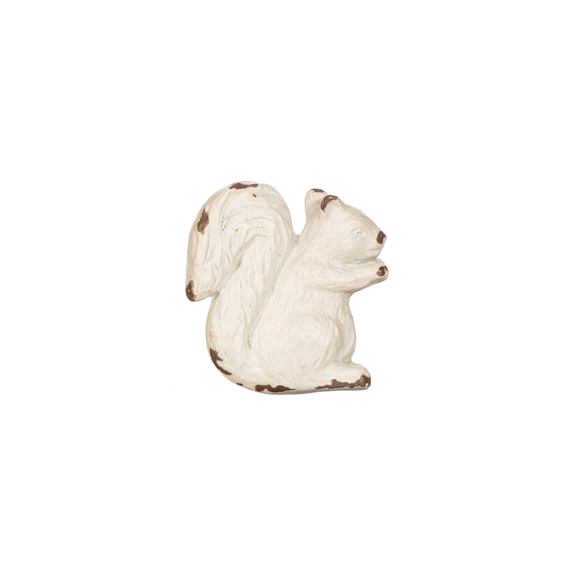 Sass & Belle  Antique White Squirrel Drawer Knob