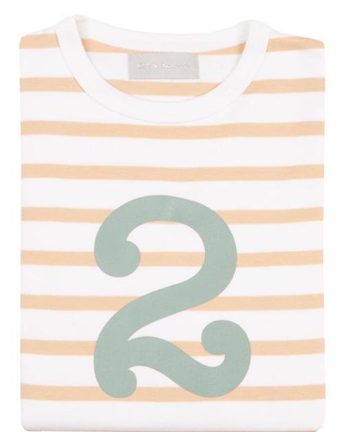 Breton Striped Number 2 T Shirt