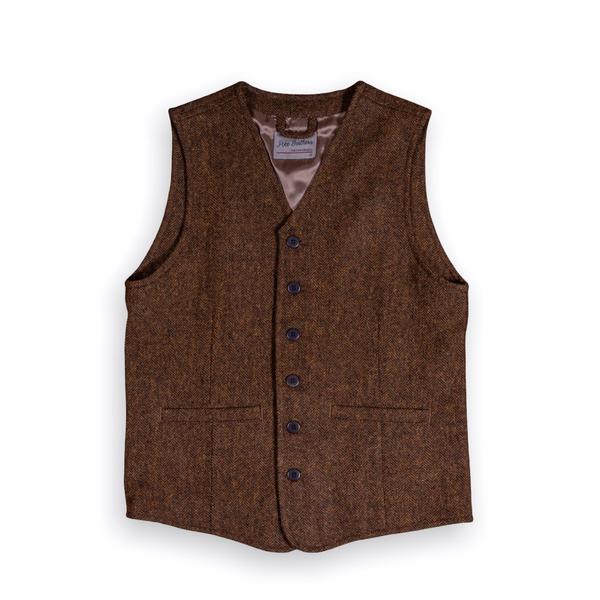 1905 Hauler Vest Wool Upland Rust