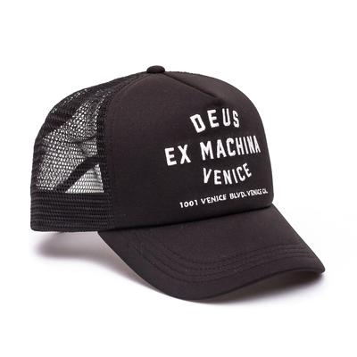Deus Black Deus Ex Machina Venice Address Trucker Cap