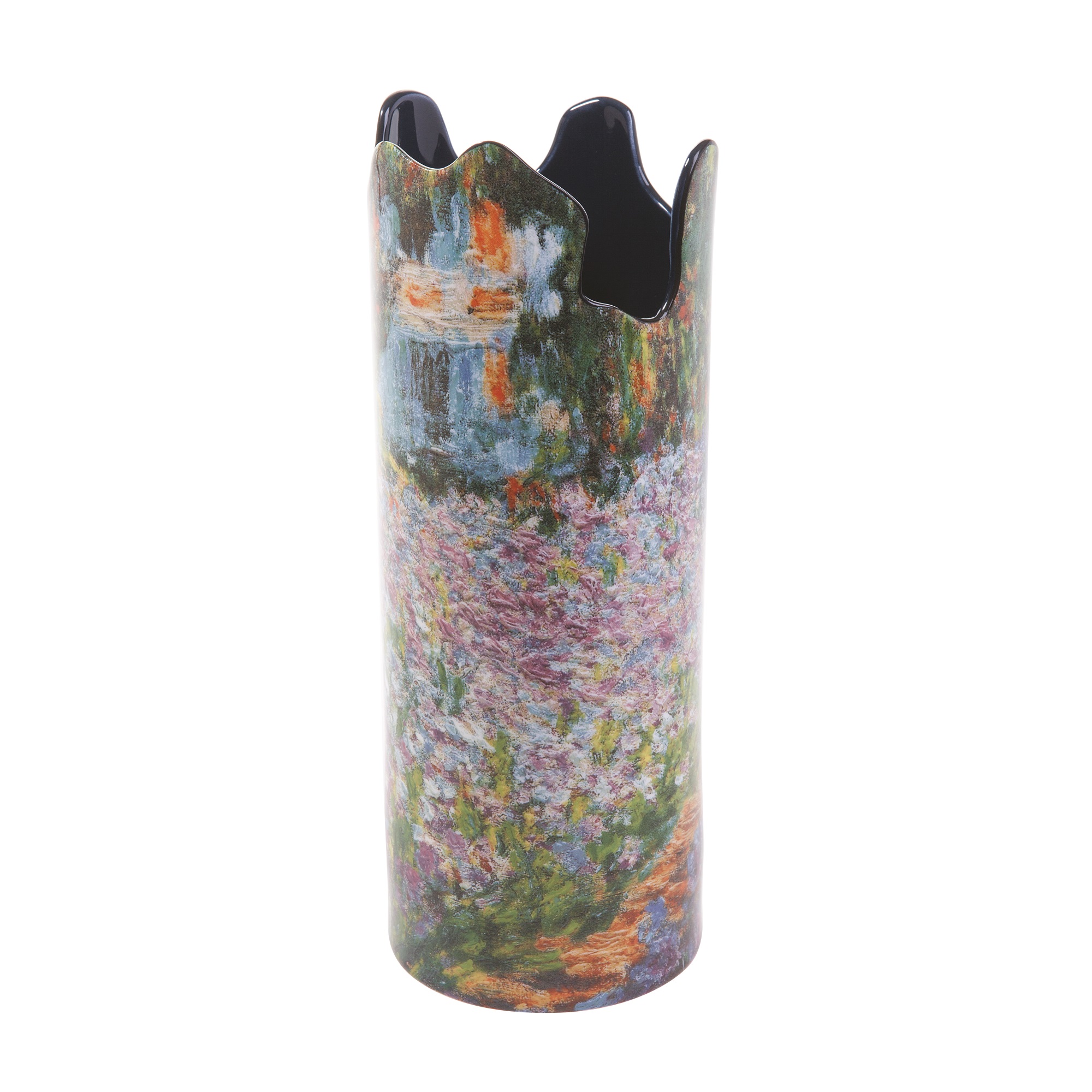 John Beswick Monet - Irises in Garden Vase