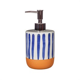 Sass & Belle  Paros Blue Stripe Soap Dispenser