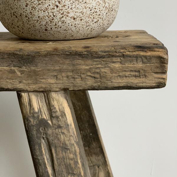 Old wooden stool medium AN5296