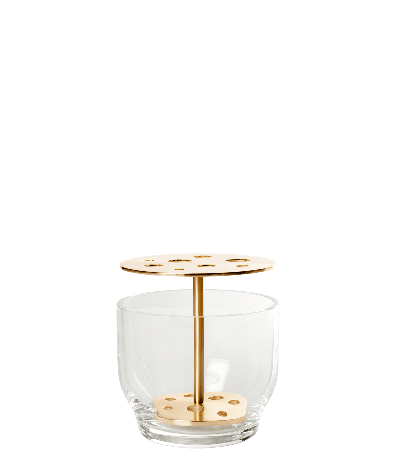 Fritz Hansen Ikebana Vase | Small brass