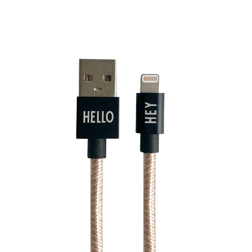 Design Letters 1m Gold Mycable iPhone Cable