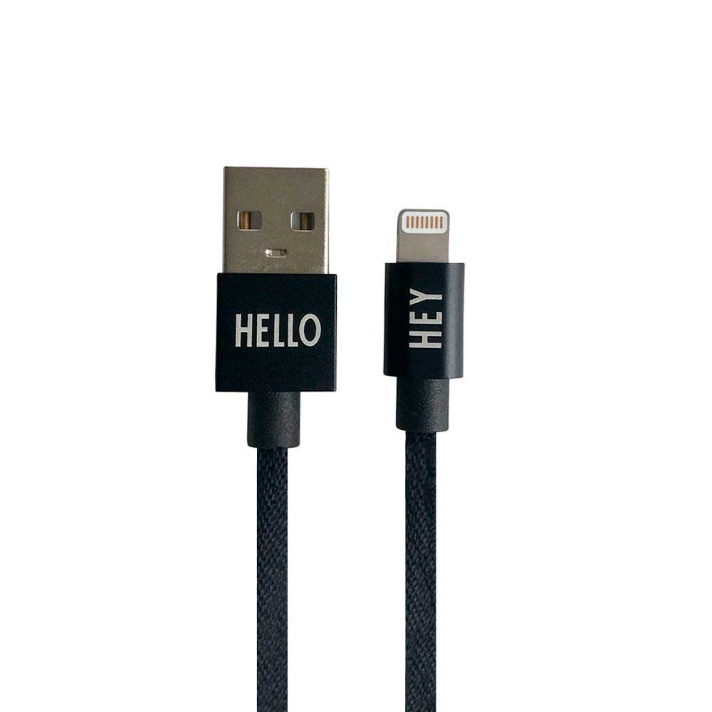 Design Letters 1m Black Mycable iPhone Cable