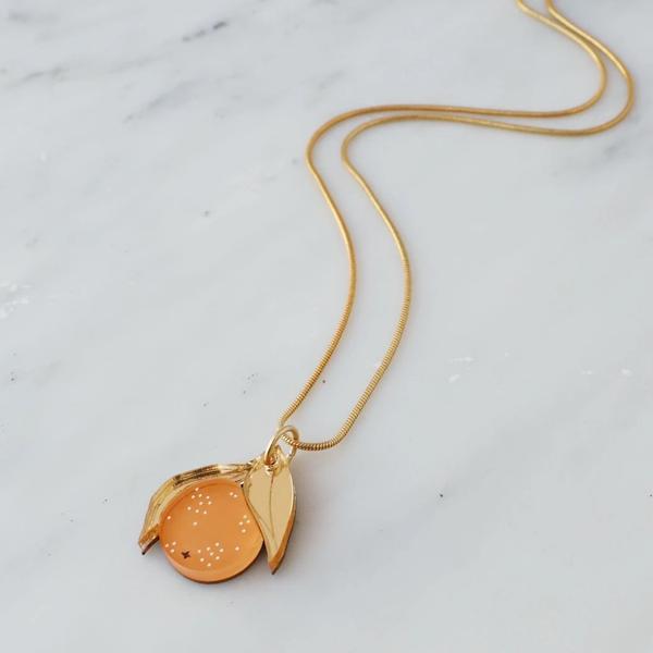 Mini Orange Necklace
