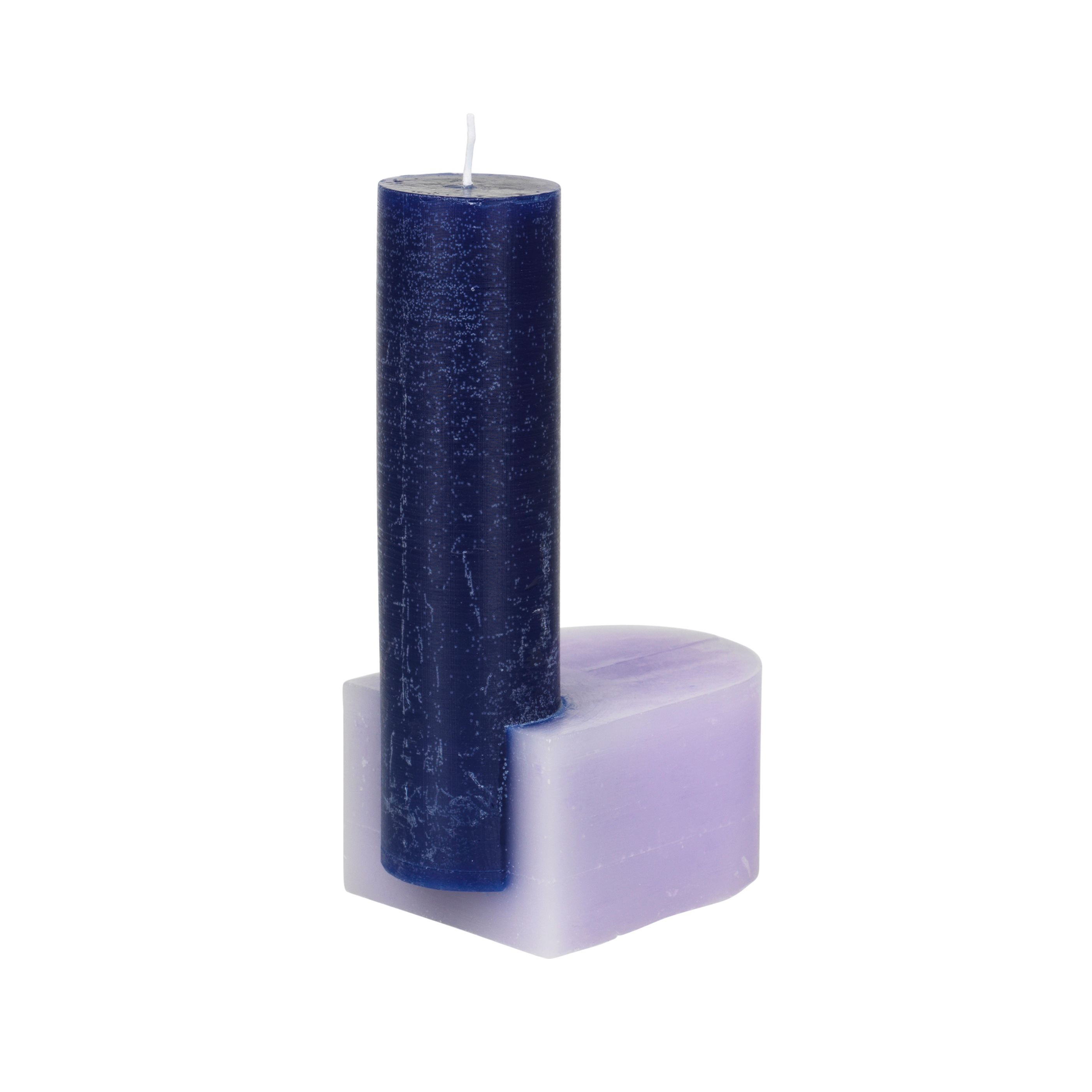broste-copenhagen-blocke-candle-blue-lillac