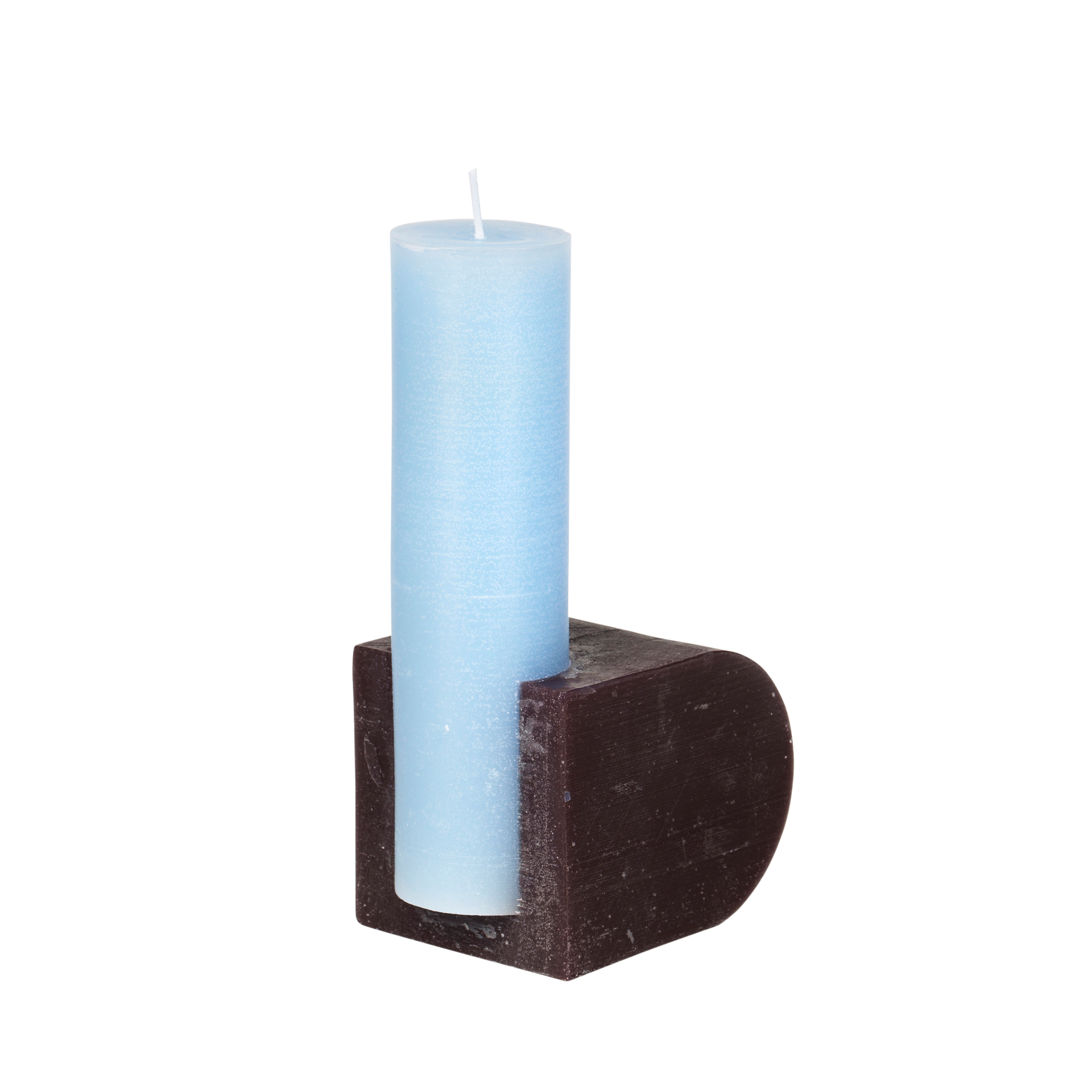 broste-copenhagen-blocke-candle-light-blue-brown