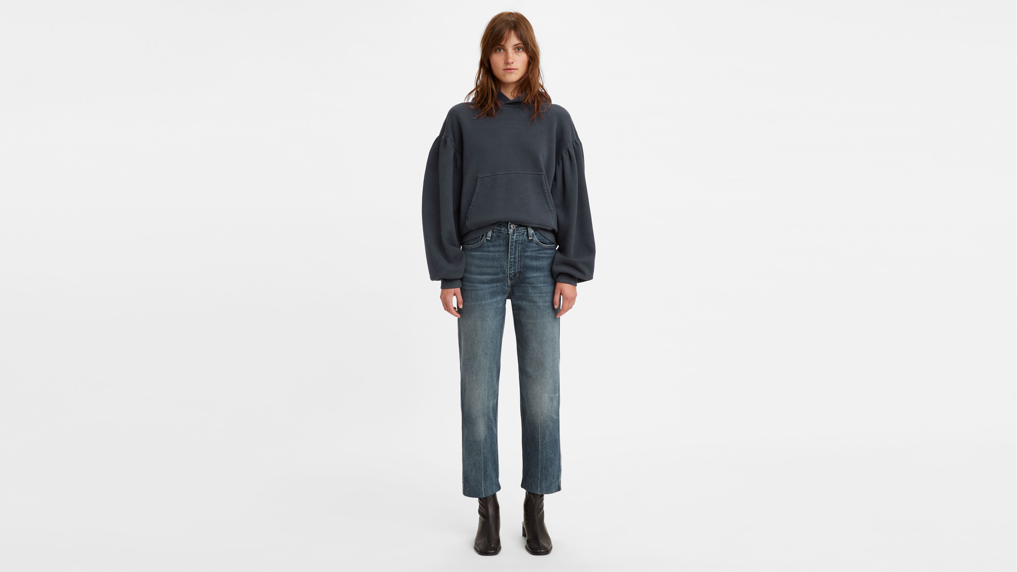 Trouva: LEVIS MADE AND CRAFTED SPA NEUTRAL DENIM COLUMN JEANS