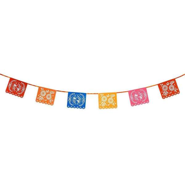 Talking Tables Colourful Mexican Papel Picado Bunting