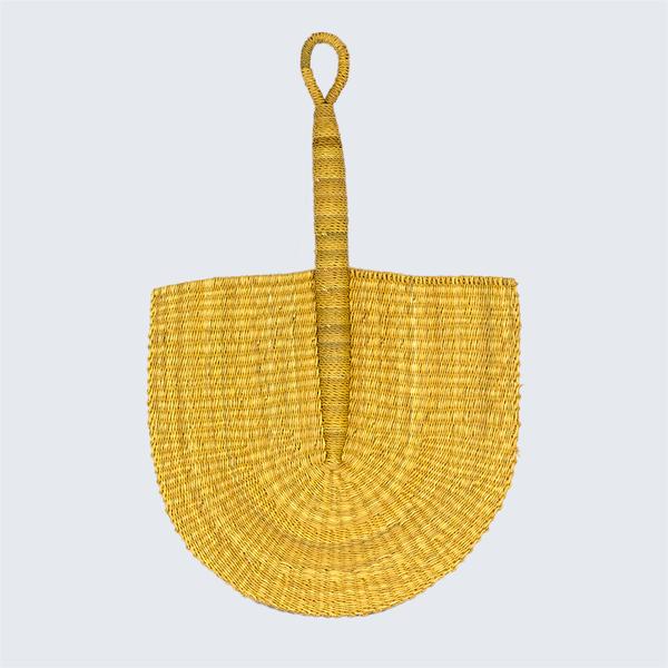 Ghanaian Woven Grass Fan Sands