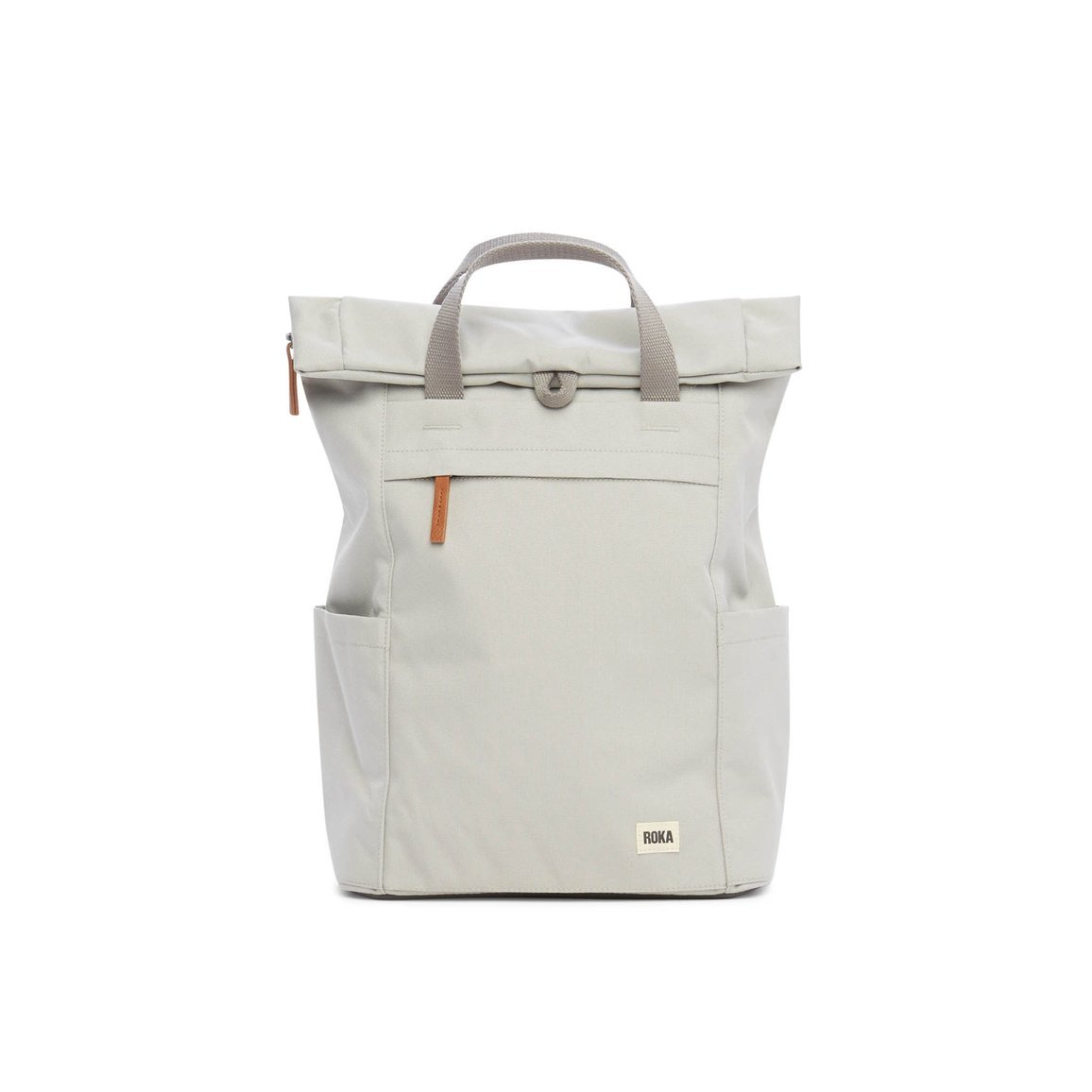 ROKA Finchley A Sustainable Canvas Medium Backpack, Mist