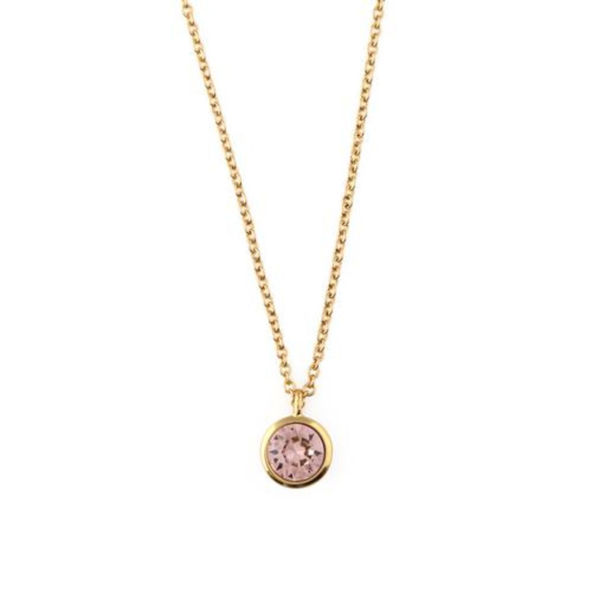 Orelia London Vintage Rose Necklace Made With Swarovski Crystals