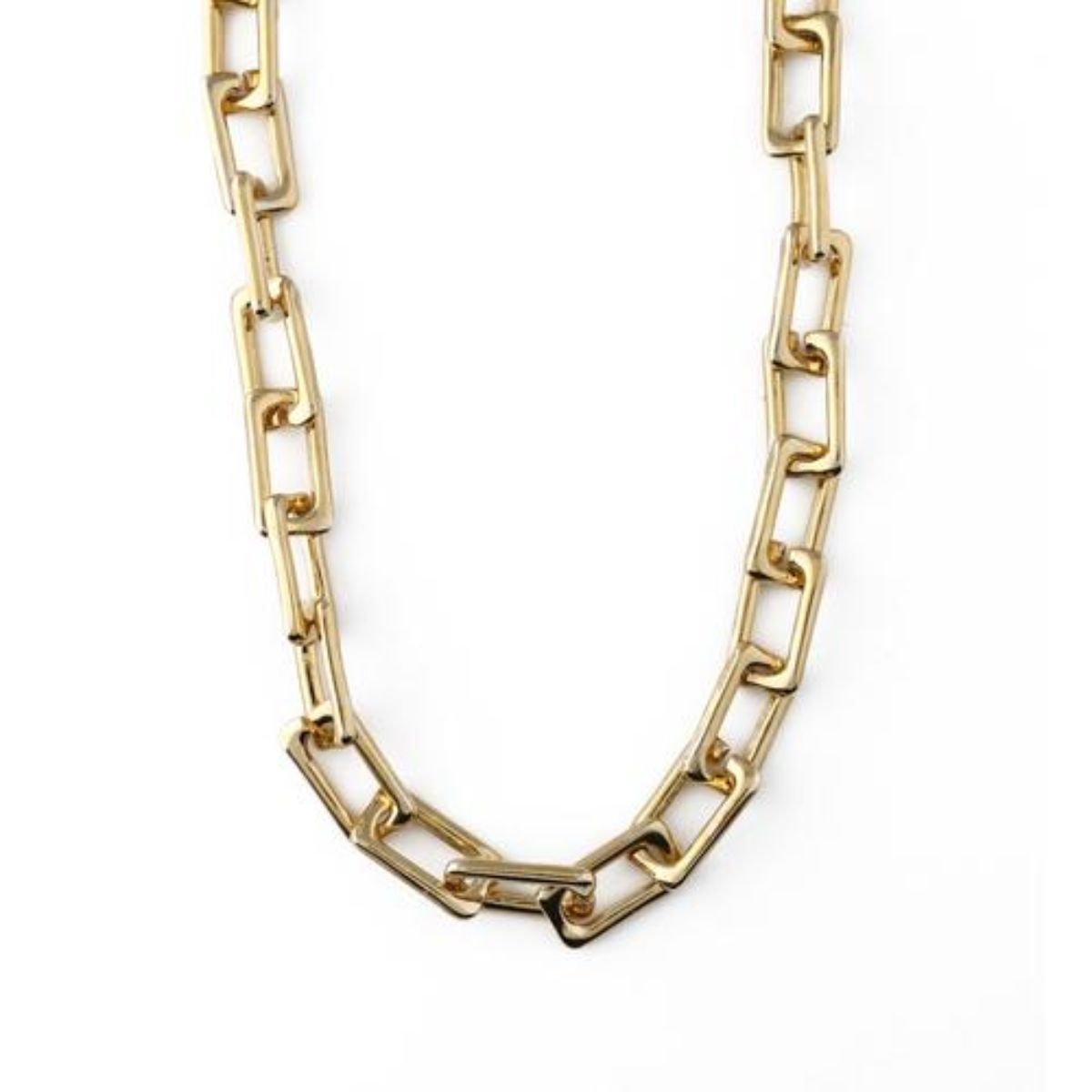 Orelia London Rectangular Link Chain Necklace