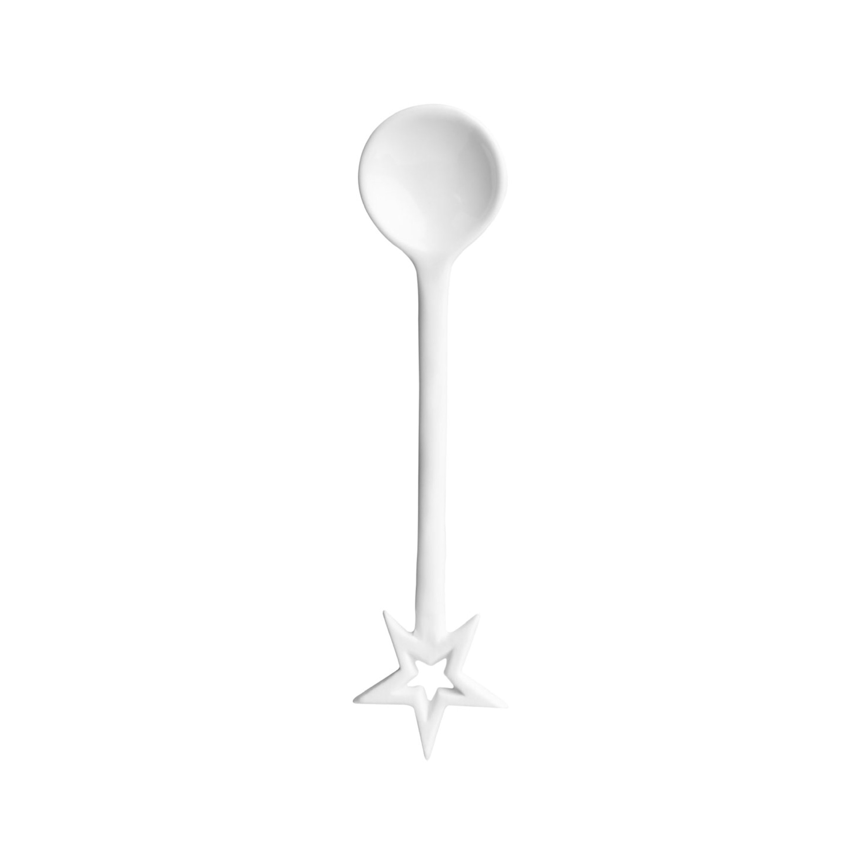 Räder Porcelain Spoon with Star Detail 