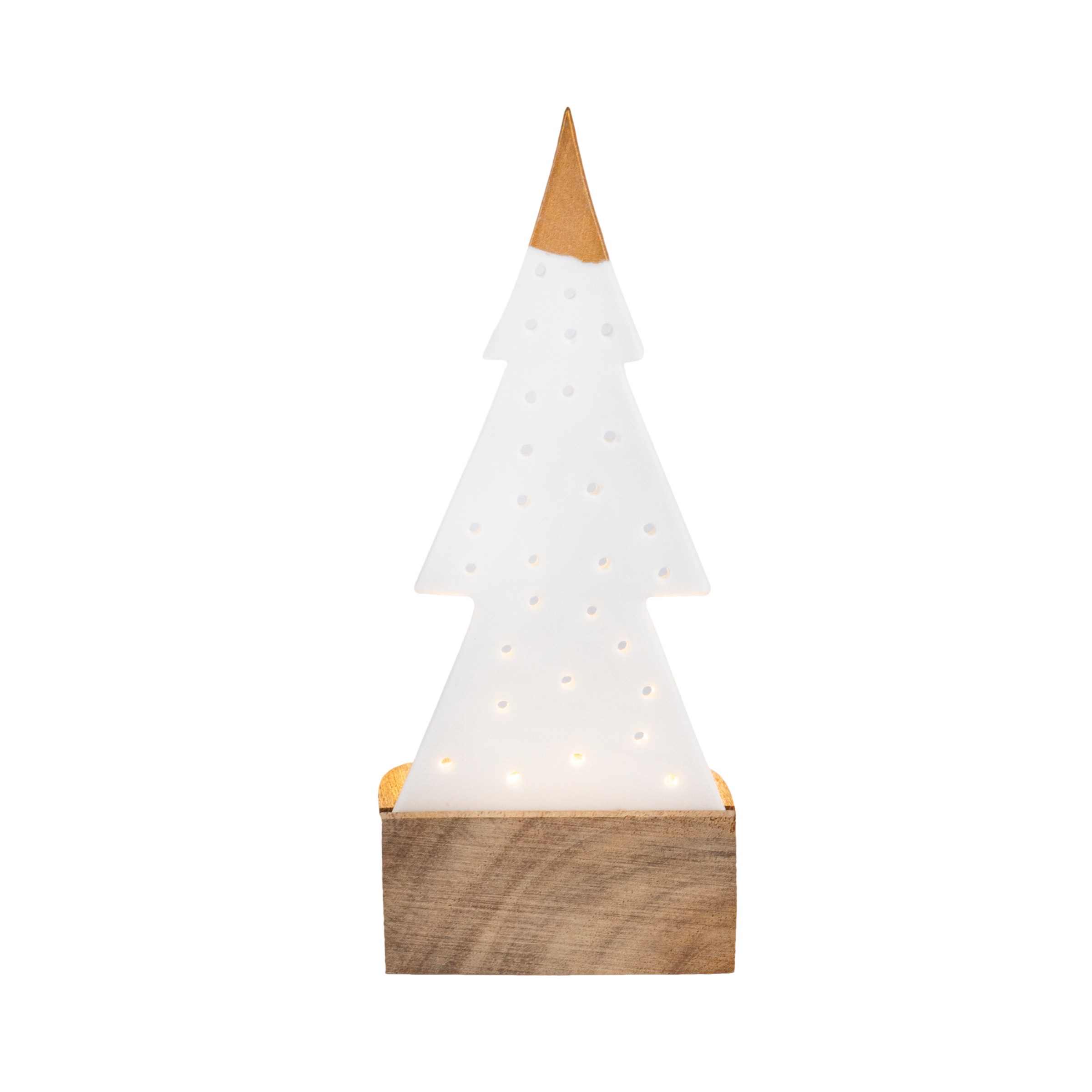 Räder Light Object Tree - Acacia Wood & Porcelain 