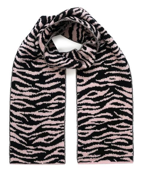 Ingmarson Tiger Pink Wool Cashmere Scarf