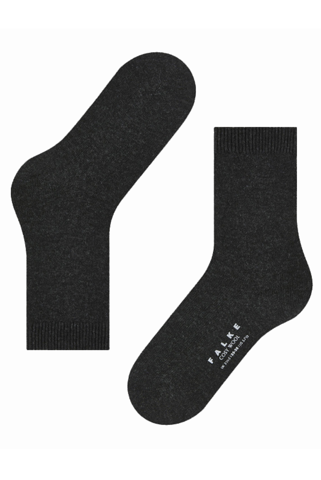 Cosy Wool Socks Anthracite Melange