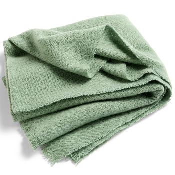 HAY Mono Blanket, 100% Wool - Verdigris Green