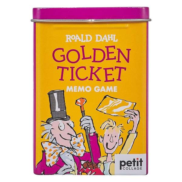 Charlie And The Chocolate Factory Golden Ticket Memo Game