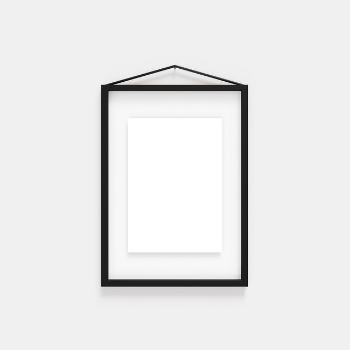 Moebe "Frame" by Moebe | A4 Aluminum, Black