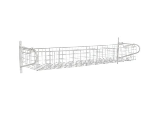Lily White Wirework Basket Shelf Large
