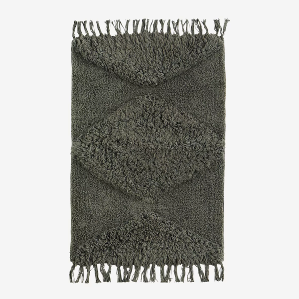 Tufted Cotton Bath Mat Ivy