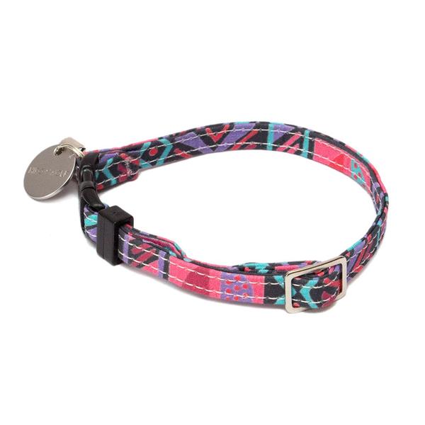 Mud Cloth Vegan Breakaway Cat Collar