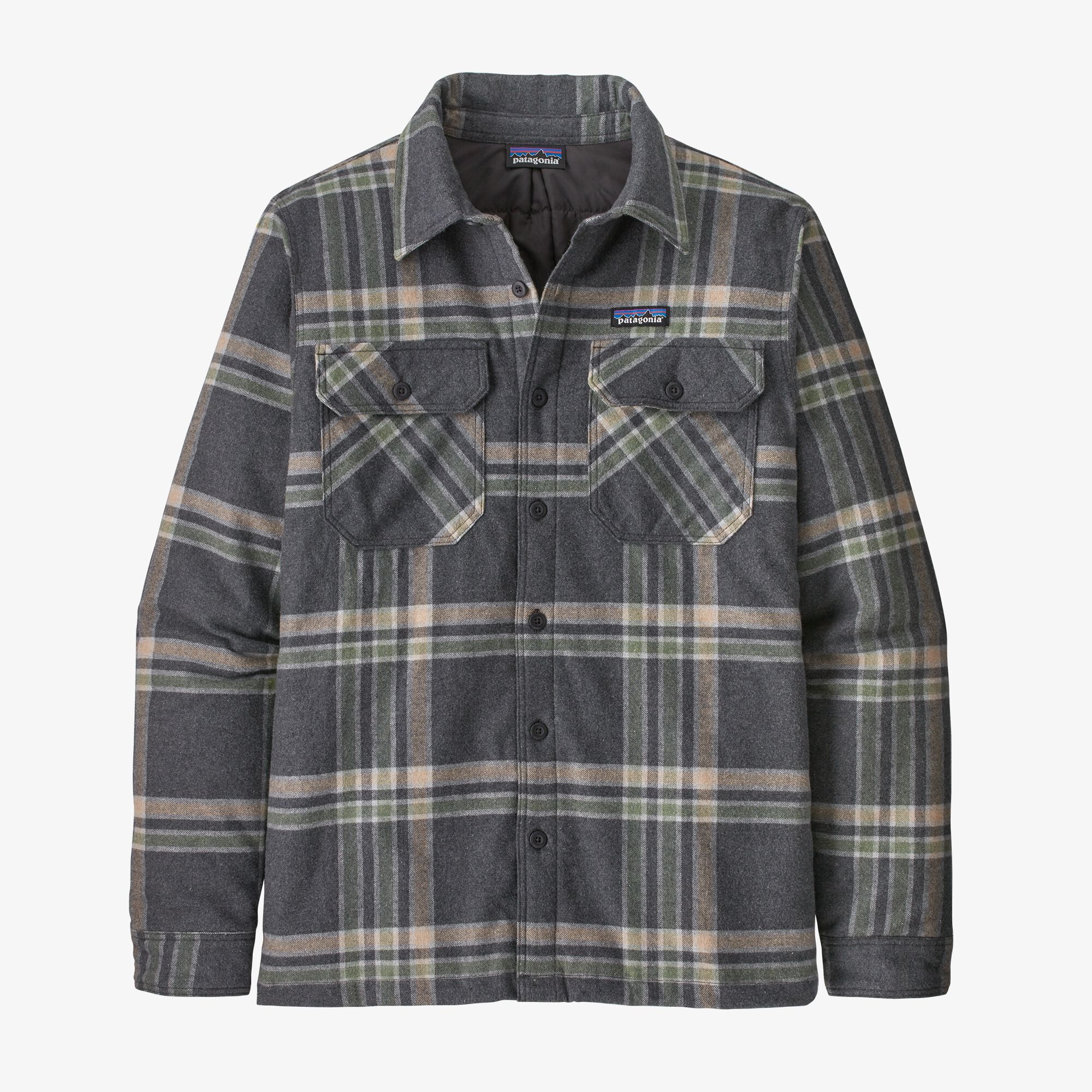 Patagonia Ms Insulated Fjord Flannel Shirt Black