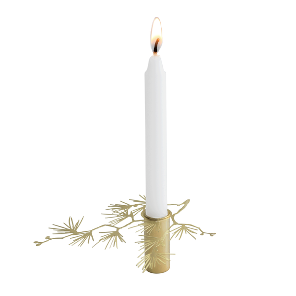 Small Pine Foliage Candleholder