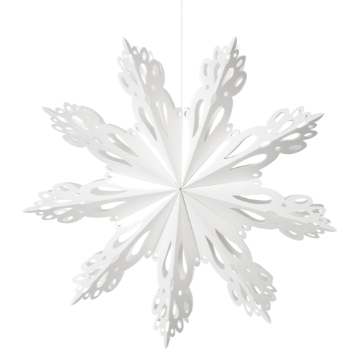 Broste Copenhagen Paper Snowflake Decoration White Extra Large
