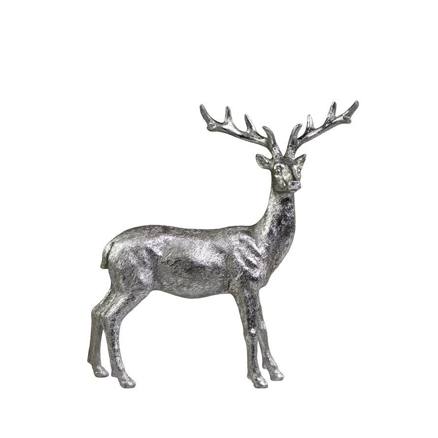 Chic Antique Toulon Antique Silver Standing Deer
