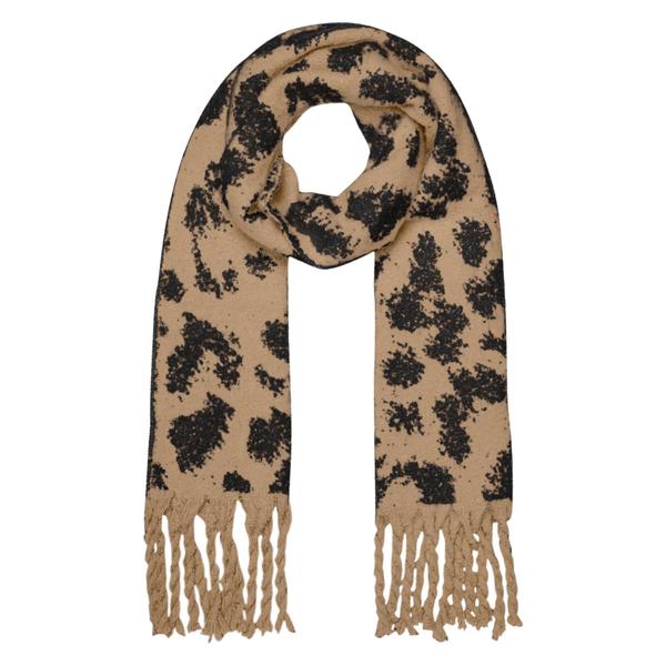 Kitty Long Leopard Scarf