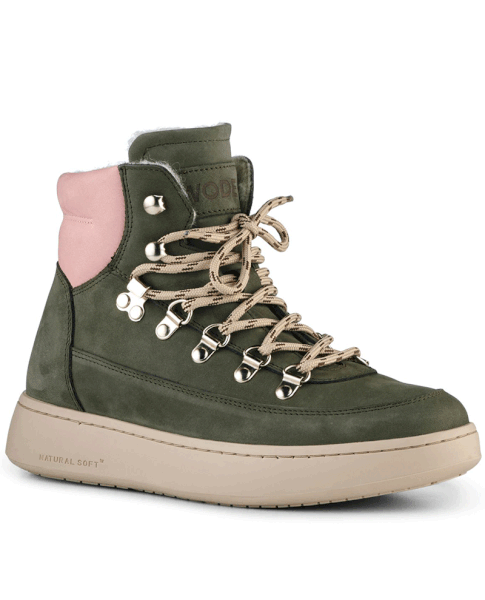 Iris Nubuck Green Boots