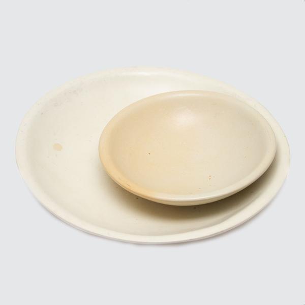 Small Natural Soapstone Shallow Dish Bowl