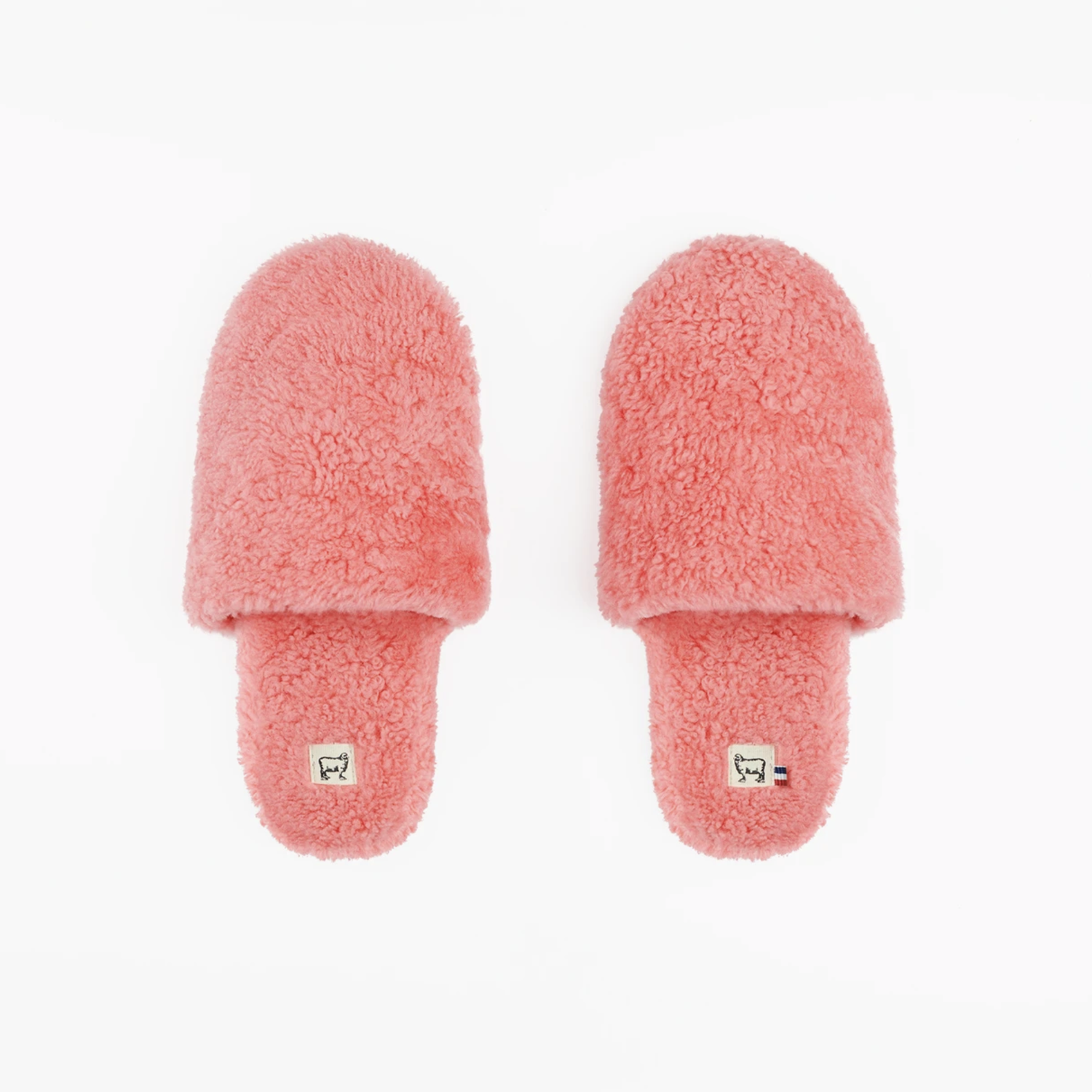 Sheepskin Hotel Slippers Pink