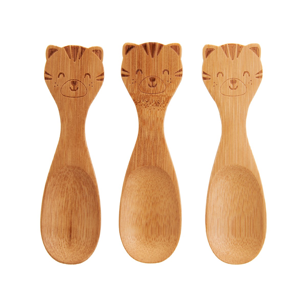 Sass & Belle  Tiger Bamboo Spoons Set of 3