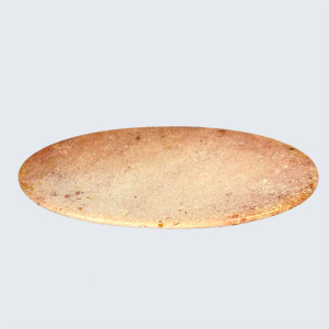 Small Kenyan Soapstone Oval Plate 'Marbled Pink&#x27