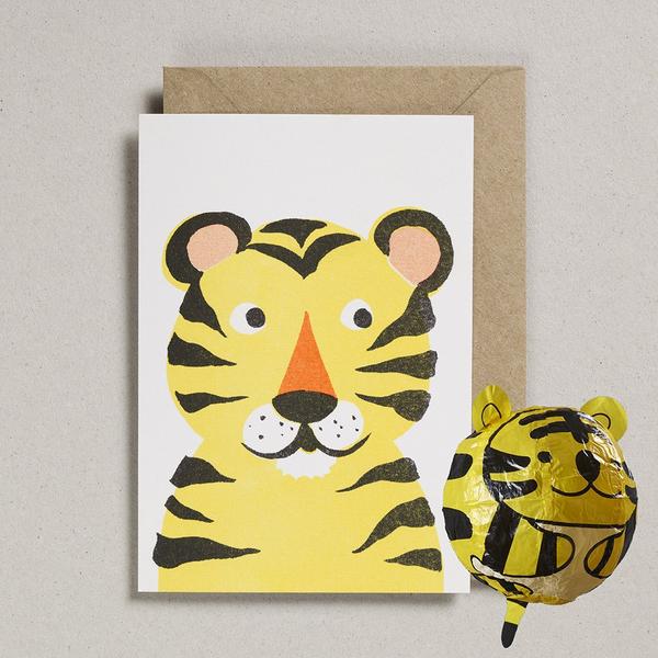 Tiger Card And Japanese Balloon